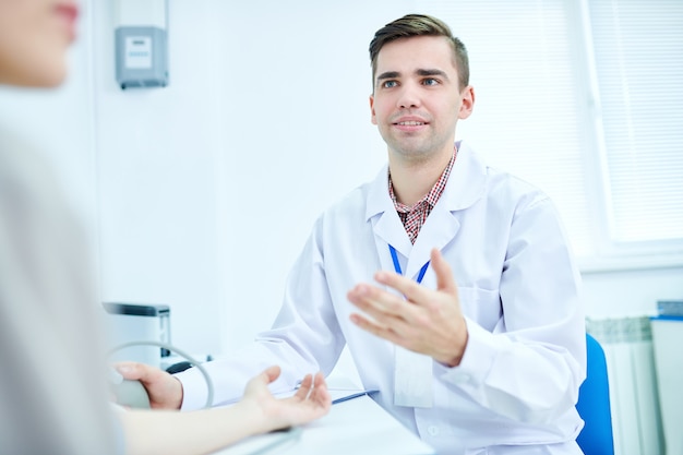 Doctor Consulting Patient