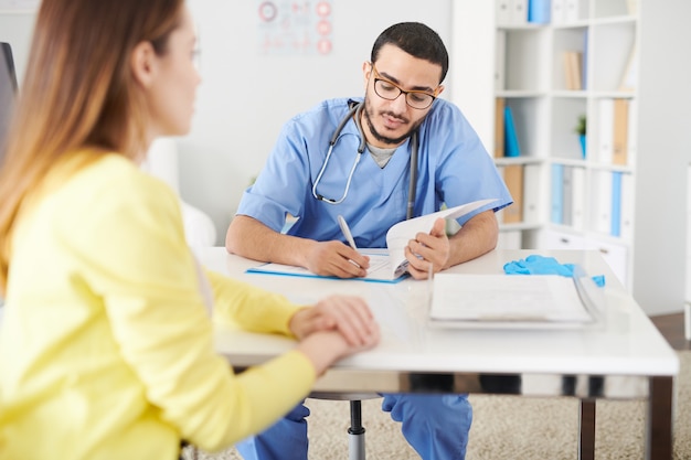 Doctor Consulting Patient