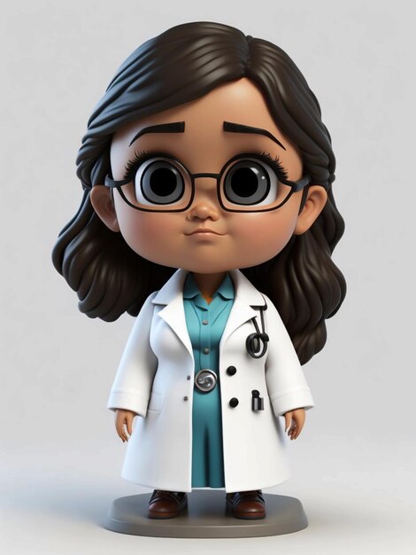 Doctor in Doctor's uniform