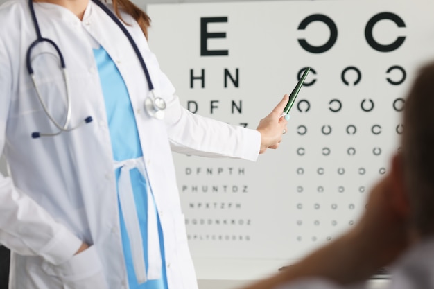 Photo doctor on examination of man