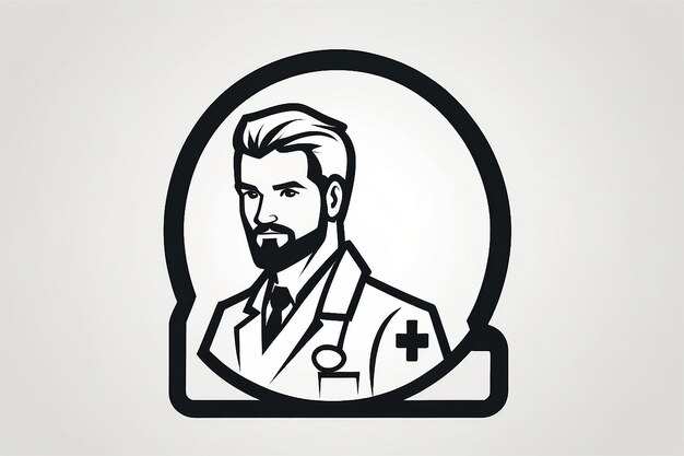 Doctor icon design template vector isolated illustration