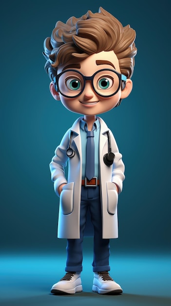 Doctor online medical services emergency services urgent care cartoon animation cute characters pharmacology pharmacy banner copyspace background text