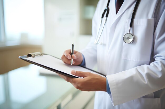 Doctor and Patient Meeting in Office