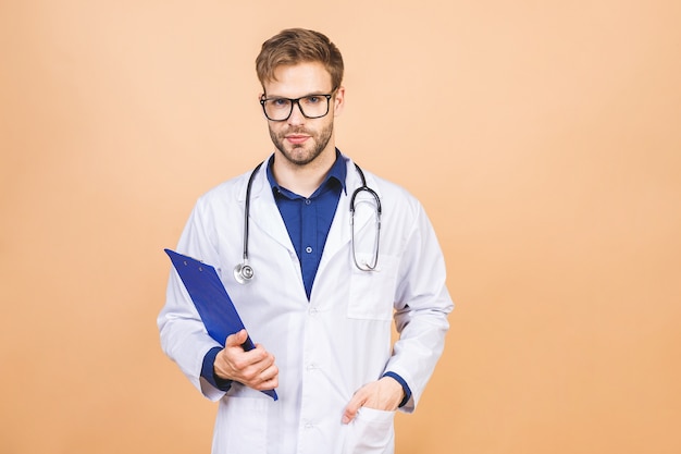 Doctor posing in the studio