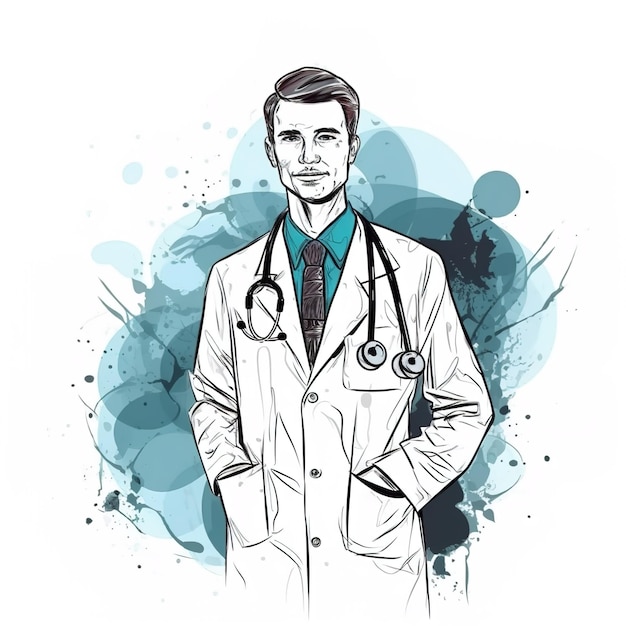 Doctor's day vector illustration of doctor's dayillustration