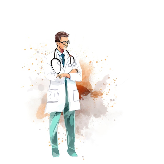 Doctor's day vectorillustratie van doctor's dayillustration