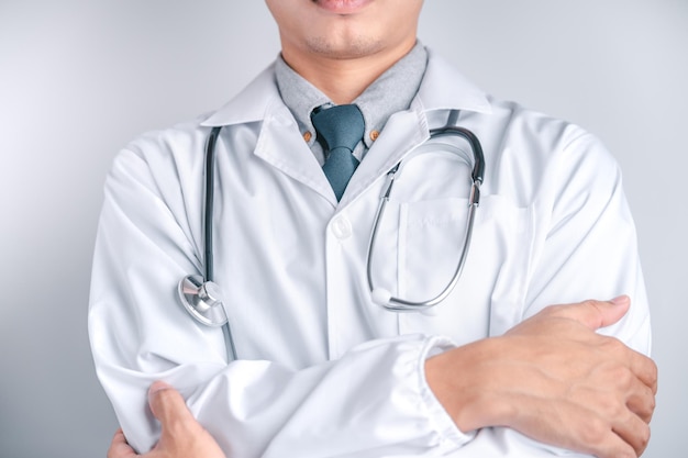 Doctor or scientist carries a syringe and a vaccine against COVID19 vaccination and laboratory experiments Concept of protection against the COVID19 virus