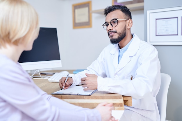 Doctor Talking to Patient