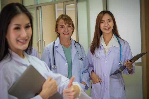 doctor in uniform with stethoscope