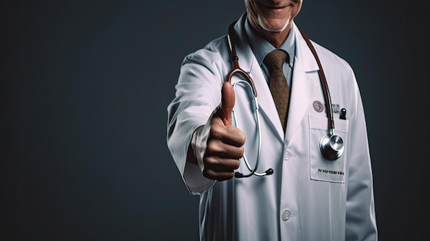 a doctor wearing a white coat and a stethoscope