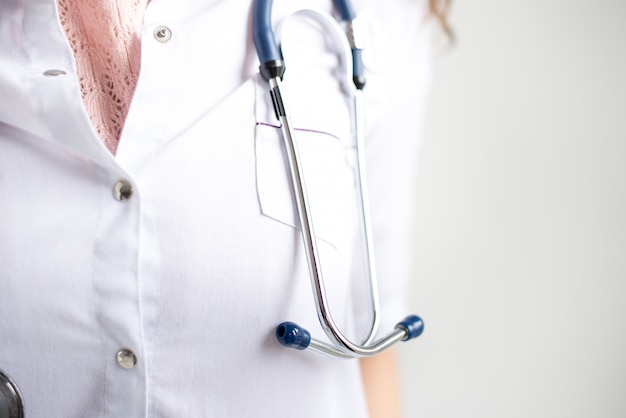 A doctor with his stethoscope 