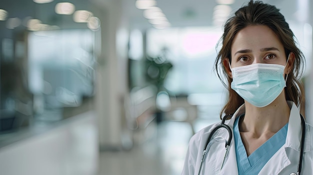 doctor with a mask closeup