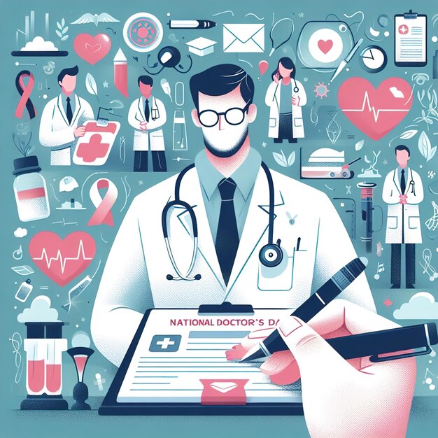 Doctors Day illustration