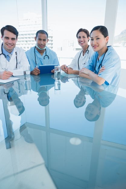 Doctors in a meeting at hospital