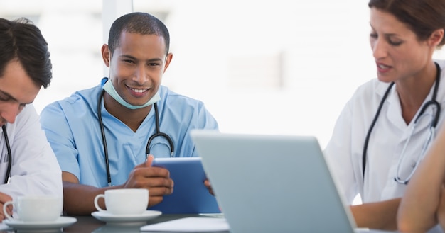 Doctors in a meeting at hospital