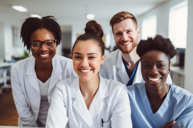 doctors and nurses in a hospital