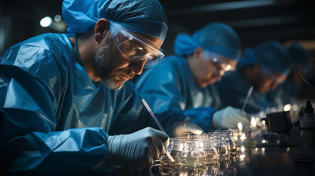 Doctors at operating room