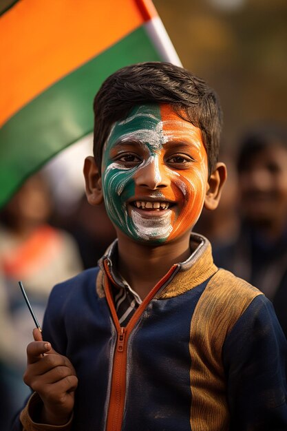 Photo document an india republic day community event at a local park