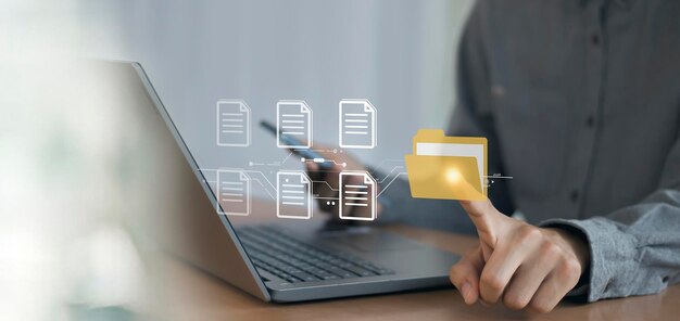 ドキュメント管理システムコンセプト オンラインドキュメントファイルの検索と管理