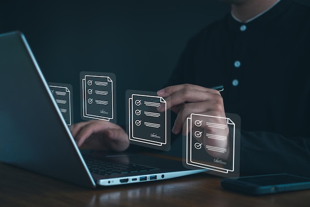 Document Management System DMS online documentatie database en documentatie in enterprise kennis Corporate business technologie en proces automatisering om efficiënt te beheren bestanden