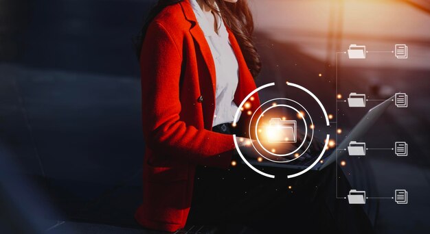 document management system dms online documentation database and process automation to efficiently manage files knowledge and documentation in enterprise with erp corporate business technology