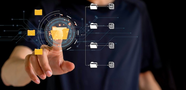 Foto sistema di gestione documentale e processi aziendali it predisposizione all'archiviazione trova e gestisci file e dati aziendali trasformazione digitale dei file