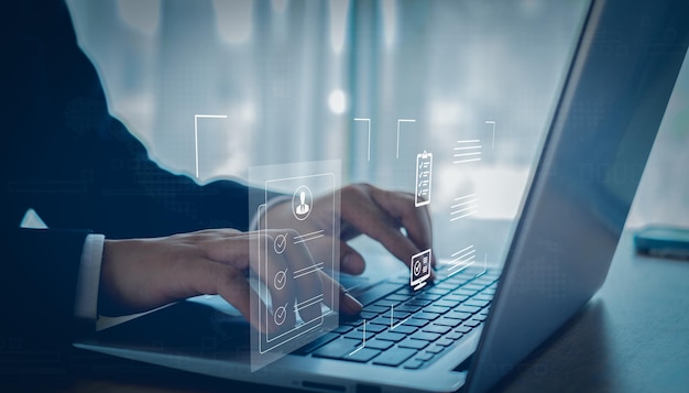 Document Management System online documentation database and process automation to efficiently manage files knowledge and documentation in enterprise Corporate business technology