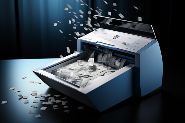 Document shredder with crosscutting blades for added security