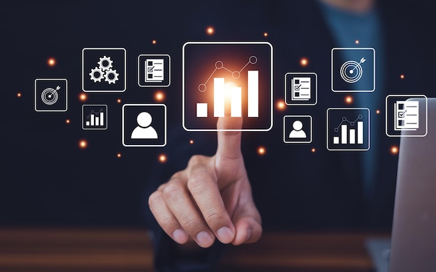 文件管理信息系统概念 企业家使用视觉屏幕互联网为文件管理信息系统的文件管理和ERP程序数据目录在公司ERP文件管理