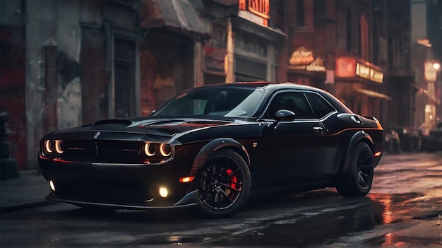 a dodge challenger