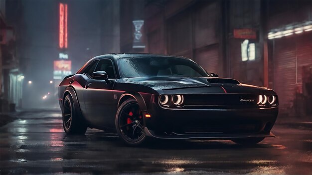 a dodge challenger