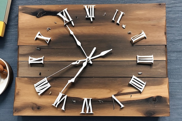 Foto doe-het-zelf houten horloge