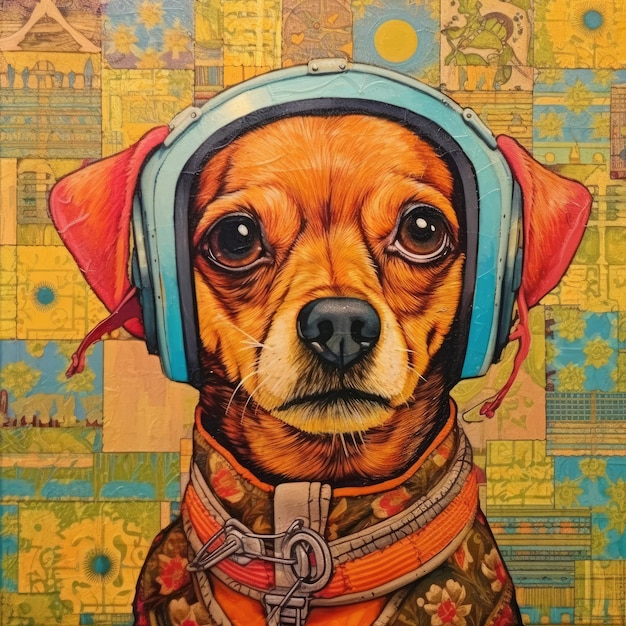 Dog art ai generatief