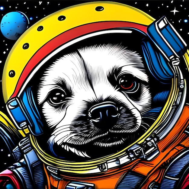 Dog astronaut