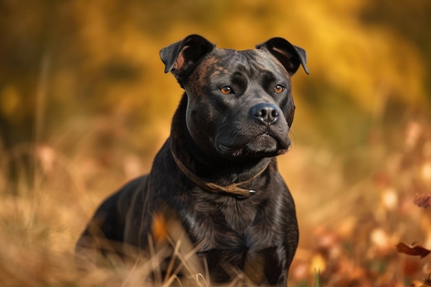 Dog breed English Staffordshire Bull Terrier