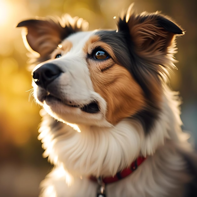 Photo dog breed portrait