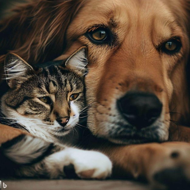 dog and cat together