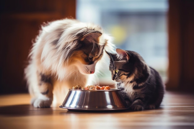 Dog and Cat with Natural Food