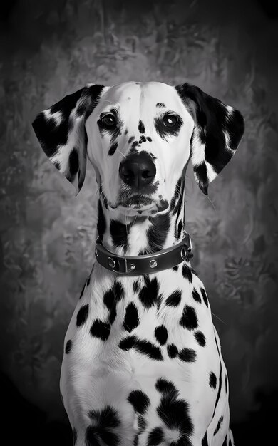 Photo a dog dalmatian