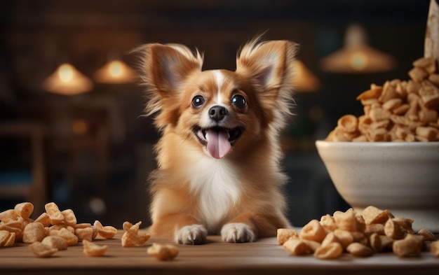 A dog for a dog food commercial