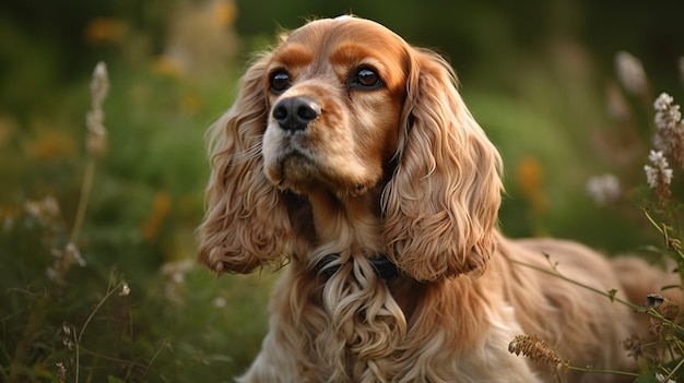 A dog in a field with the name dog park on it