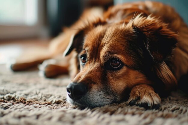 Foto cane a casa