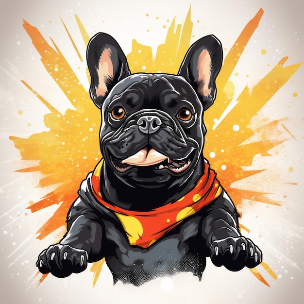 Photo dog illustration