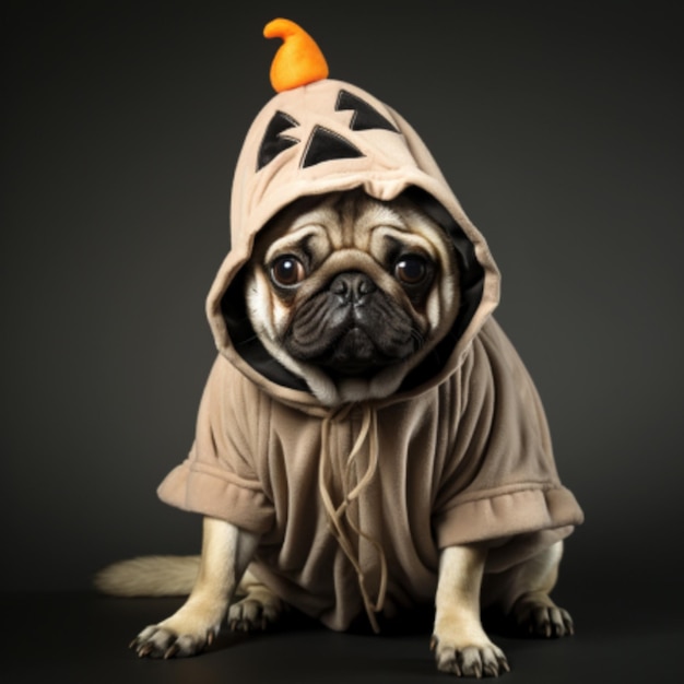 dog pug halloween