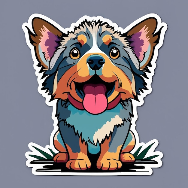Dog puppy 3d illustration generative ai