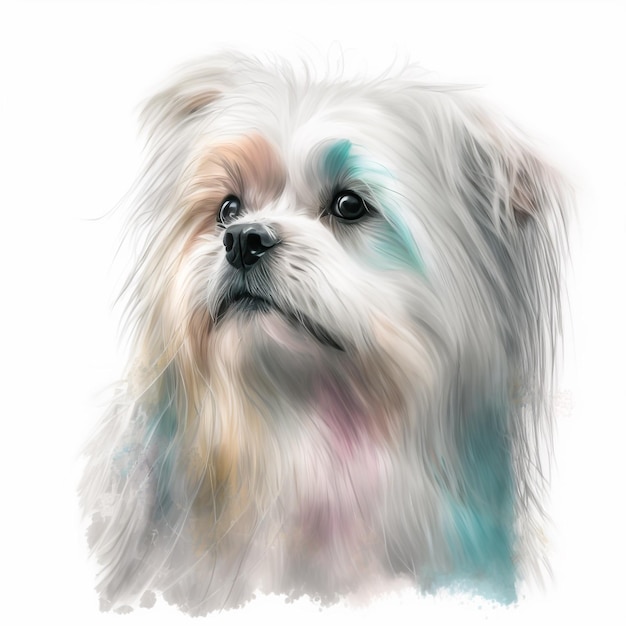 Dog Puppy Cute Abstract Pastel