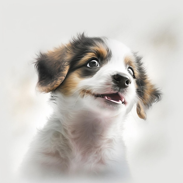 Dog Puppy Cute Abstract Pastel