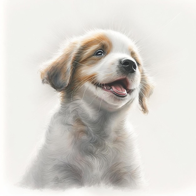 Dog Puppy Cute Abstract Pastel