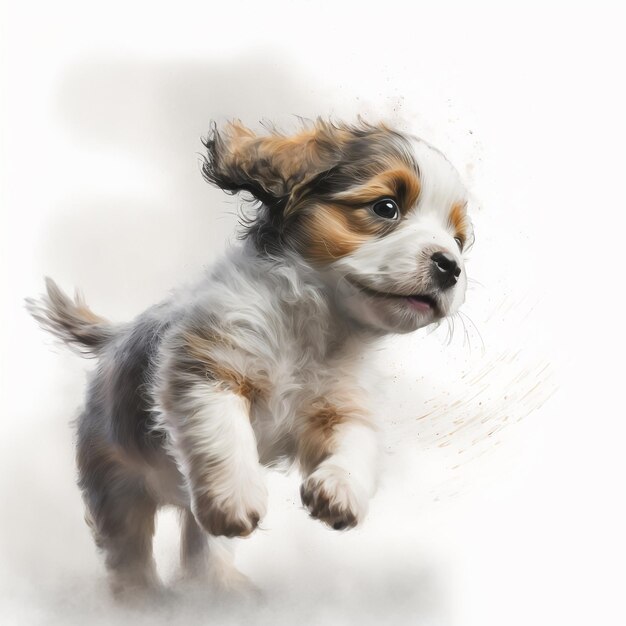 Dog Puppy Cute Abstract Pastel