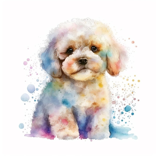 Dog Puppy Cute Abstract Pastel